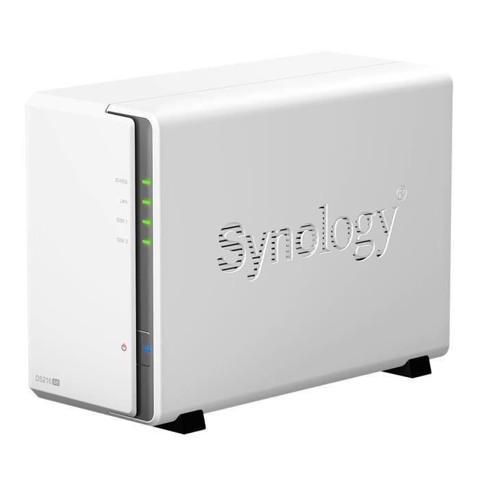Pack Synology Serveur NAS Diskstation DS216se DS216se + 2 Disques Durs WD Red 2To 64Mo 3.5 WD20EFRX