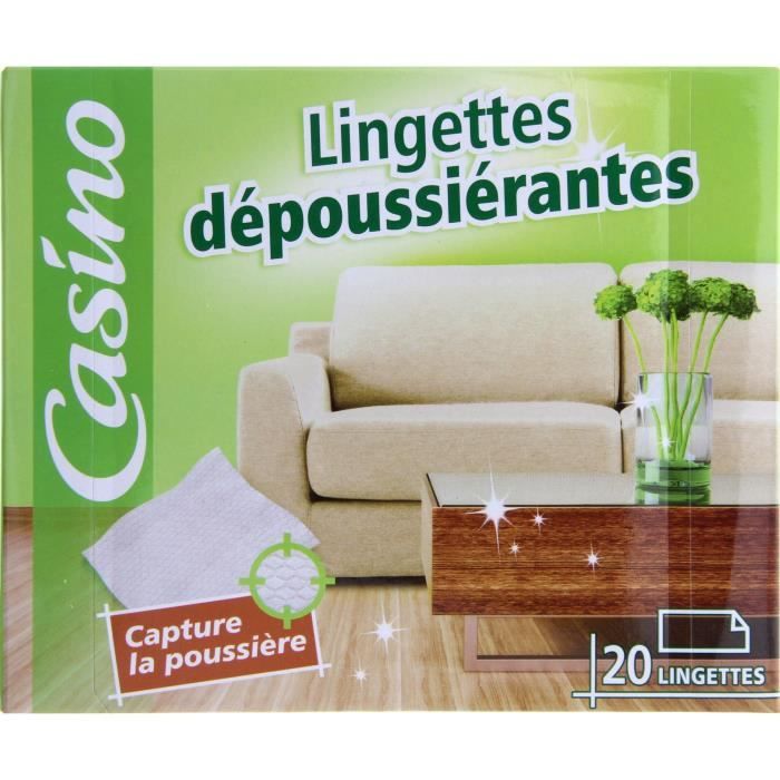 CASINO Lingettes Dépoussiérantes x20