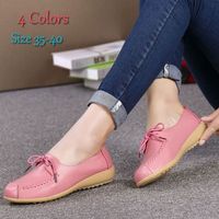 MOCASSIN Mode Lace Up Mother Mocassins Femme douce Loisirs MOCASSIN Mode Lace Up Mother Mocassins Femme douce Loisirs