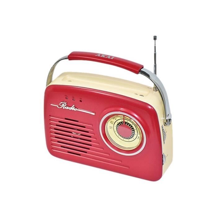 AKAI AR-78R Transistor Radio Vintage - Rouge