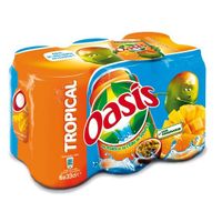  OASIS  Tropical Canettes  6x33cl Achat Vente soda th  