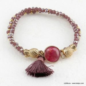BRACELET , GOURMETTE Bracelet Style Pandora Charm Disney Minnie Argent