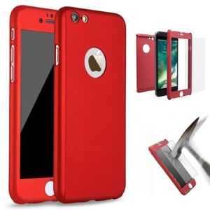 coque iphone 8 silicone rigide rouge