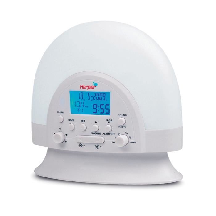 HARPER Lampe de reveil Wl2 - Blanc