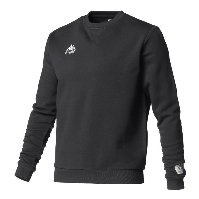 KAPPA Sweat Col Rond - Noir - Homme