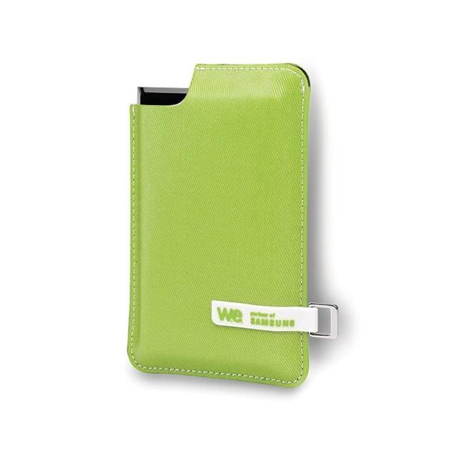 WE SSD externe - 500Go - Noir/Vert - Housse verte