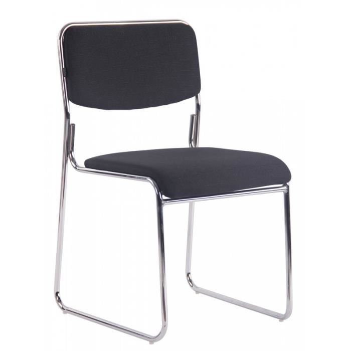 Tissu En Noir Bur10334 Visiteur Sans Bureau Rembourré Roulette Chaise nwX8P0Ok