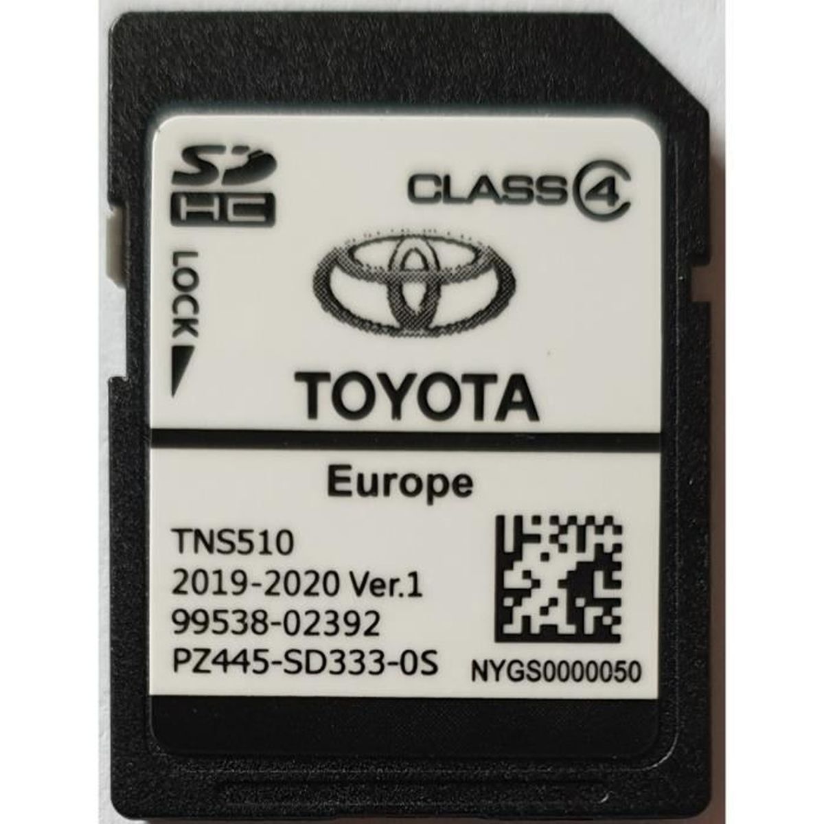 Carte Sd Gps Europe Tns510 Toyota 2019 2020 Ver1 Pz445 Sd333 0s Gps