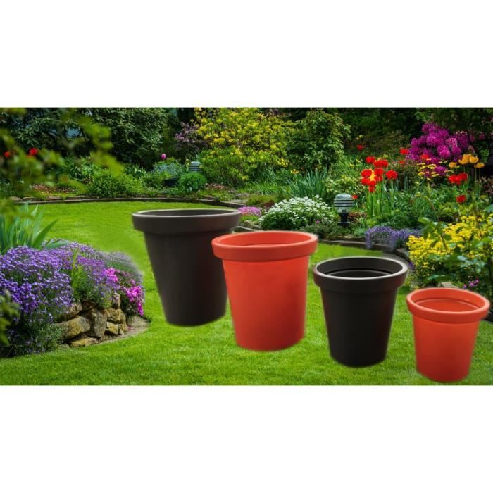 Pot de fleurs Delight - 200 L - Taupe