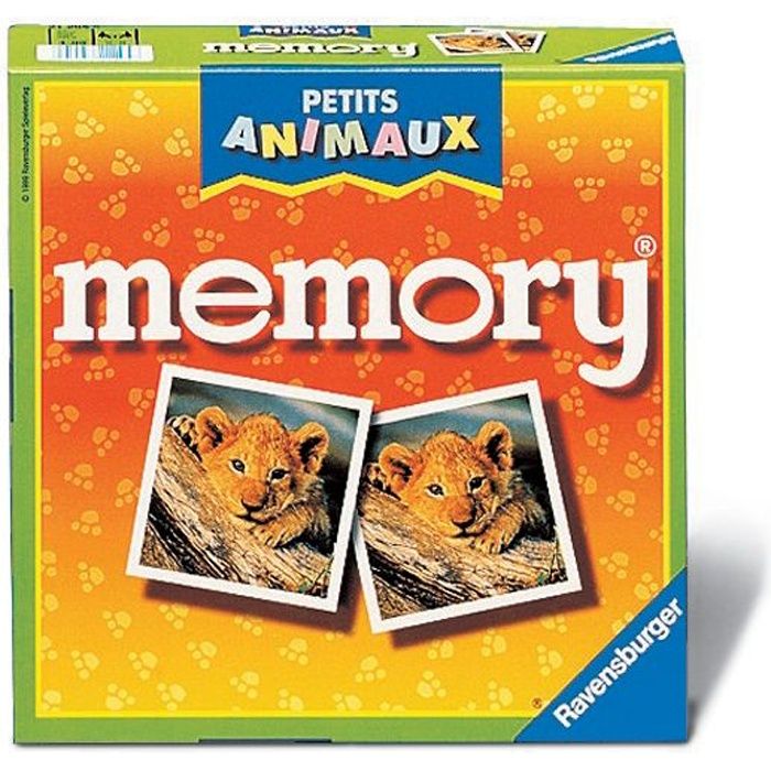 RAVENSBURGER Grand Memory des Petits Animaux