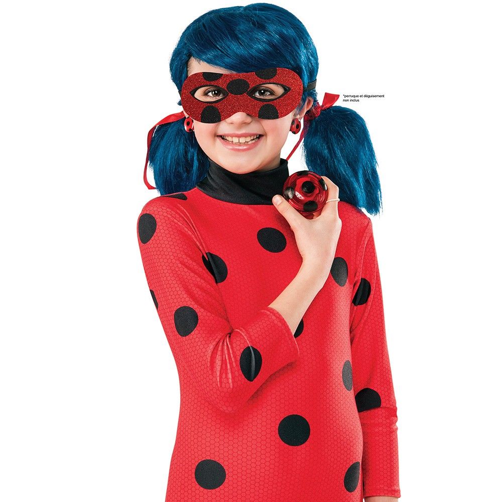 MIRACULOUS Kit blister loup pailleté + Yoyo + Boucles d'oreilles Ladybug