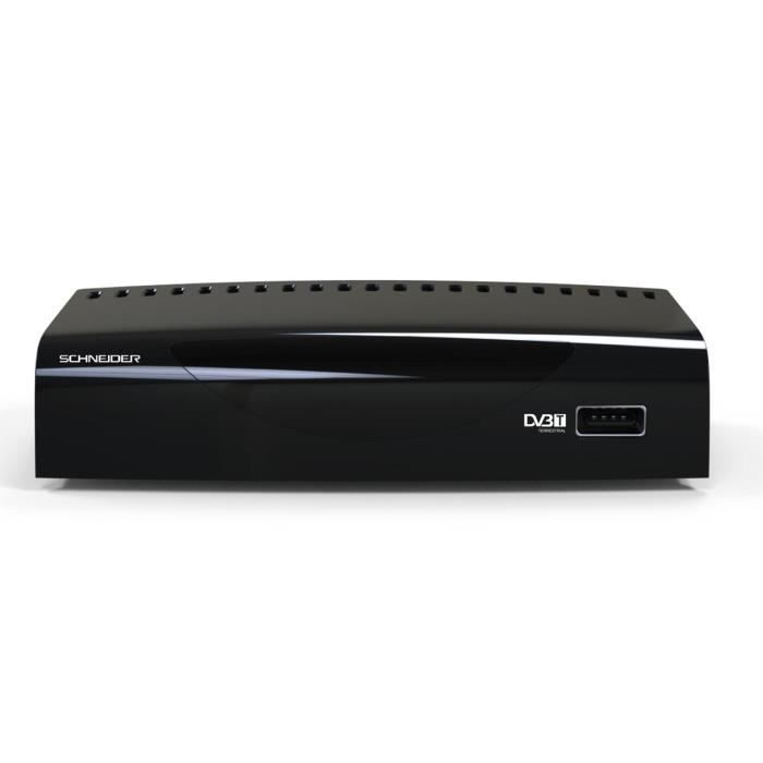 SCHNEIDER SC130TNT Adaptateur TNT Haute Définition - PVR REC - Port USB - Sortie HDMI 1080p - Noir