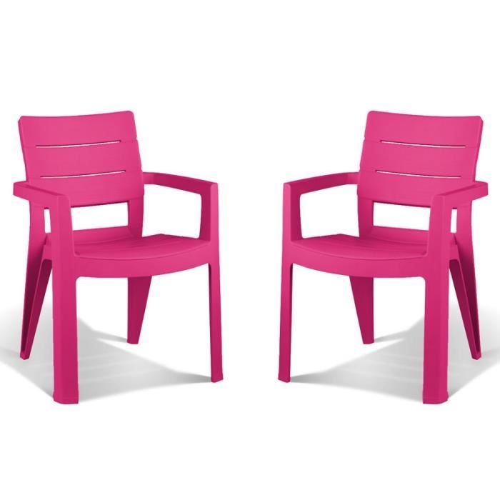 Lot de deux fauteuils Rose fuchsia ALLIBERT - Achat / Vente fauteuil ... Lot de deux fauteuils Rose fuchsia ALLIBERT - Achat / Vente fauteuil ...