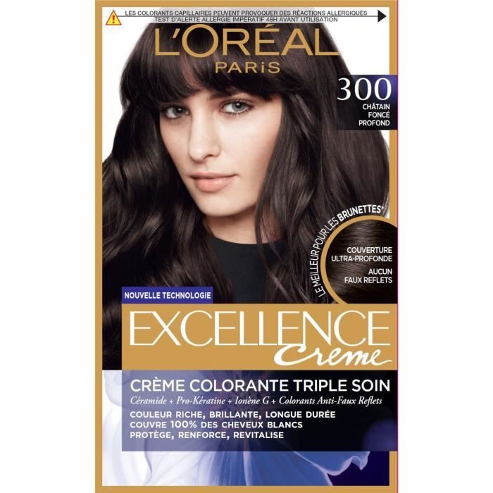 L'OREAL PARIS Excellence Coloration - 300.N Châtain foncé ...