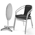 salon de jardin table ronde de terrasse et 2 chaises bistrot achat vente salon de jardin table de terrasse 2 chaises cdiscount - Salon De Jardin Table Ronde salon de jardin table ronde de terrasse et 2 chaises bistrot achat vente salon de jardin table de terrasse 2 chaises cdiscount - Salon De Jardin Table Ronde
