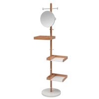 DESSERTE SALLE DE BAIN TOTEM Portant en hêtre multi-fonction - 50x40xH181 DESSERTE SALLE DE BAIN TOTEM Portant en hêtre multi-fonction - 50x40xH181