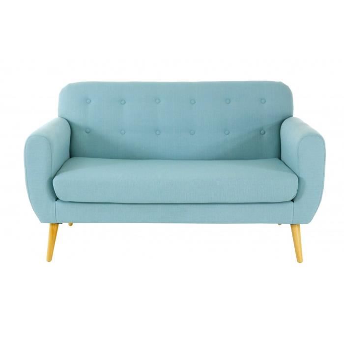 Canapé 2 places bleu clair Stockholm - Inwood - Achat / Vente canapé ... Canapé 2 places bleu clair Stockholm - Inwood - Achat / Vente canapé ...