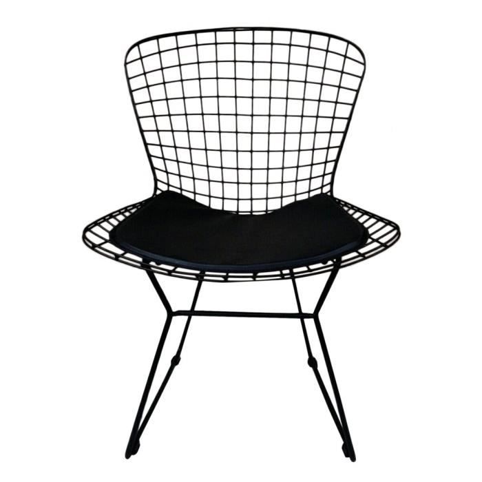 Chaise design noire - Achat / Vente pas cher