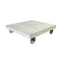 Roulettes Ciré 80 Table Béton Cementi L Basse X Carrée Sur Yyvb76mIfg
