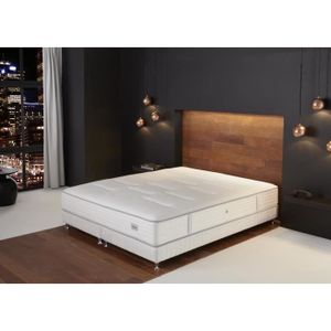 SIMMONS RESORT Ensemble matelas + sommier 160/2x80x200cm RESORT - Ressorts - Ferme - 55kg/m3 - Série 600 ressorts - 2 per