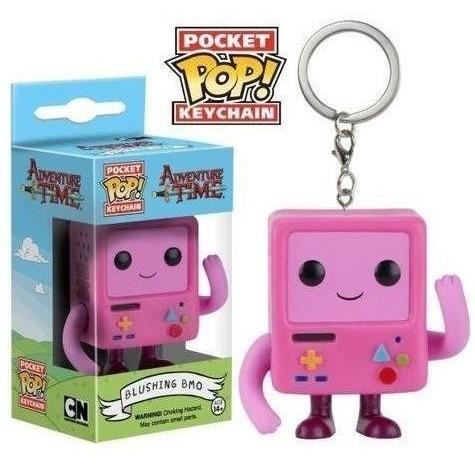 Porte-clé Funko Pocket Pop! Adventure Time : Blushing B-MO