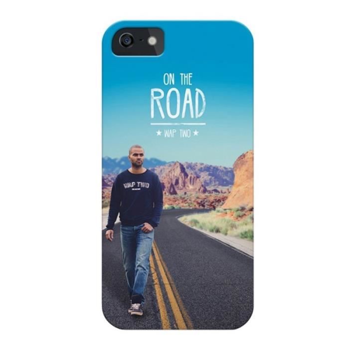 WT Coque de protection Tony Parker pour Samsung Galaxy Core Prime - Rigide - Décor Road