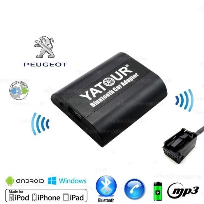 INTERFACE KIT BLUETOOTH AUTORADIO PEUGEOT RD4 Achat / Vente