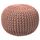 TODAY Pouf tricot Hippie Chic 100% coton - Ø45x30