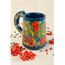 DécorativeRéférence Bleu Tasse Fait Bois Mug Fleurs 482327875 Vaisselle En Main Original Motif 0OZn8wPkNX