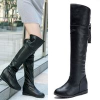 BOTTE Frankmall®Hiver botte cuissardes haute sur la geno BOTTE Frankmall®Hiver botte cuissardes haute sur la geno