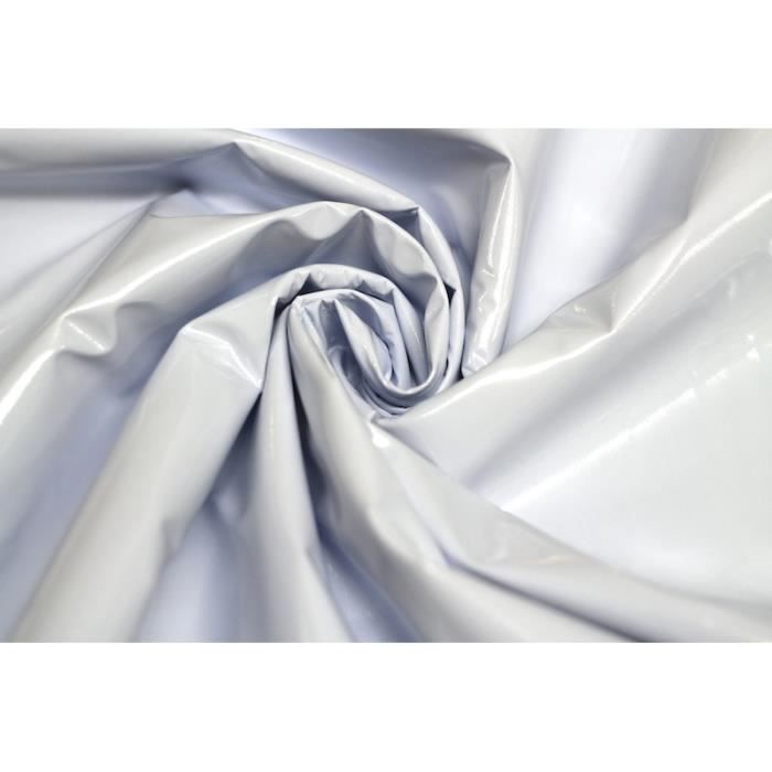 Tissu Vinyl Uni Blanc Au Mètre Achat / Vente tissu Tissu Vinyl Uni