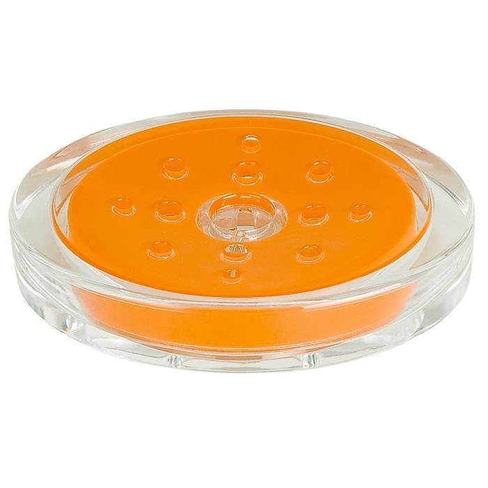 SYDNEY Porte savon - 3x13x10cm - Orange