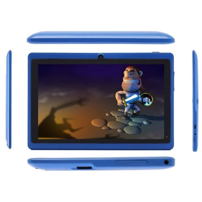  Tablette tactile Q88 7’’ Bleu IPS Allwinner2