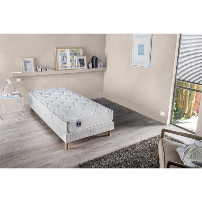 CONFORT DESIGN Matelas 90 x 190 - Latex - 15 cm - Ferme - ALMERIA