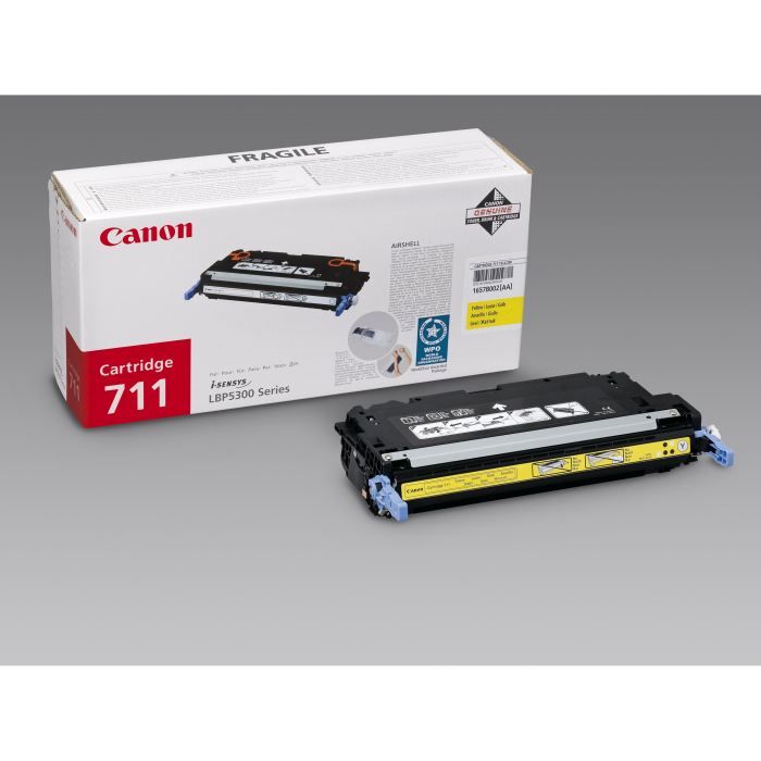 CANON 1 cartouche de toner - 711 - capacité standard - Jaune