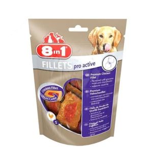 8in1 Lot de 2 Fillets Pro Active S Friandises pour chien 80g