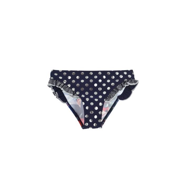 LADY BUG Slip de Bain Bleu Sérigraphié Enfant Fille