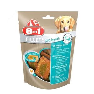 8in1 Lot de 2 Fillets Pro Breath S Friandises pour chien 80g