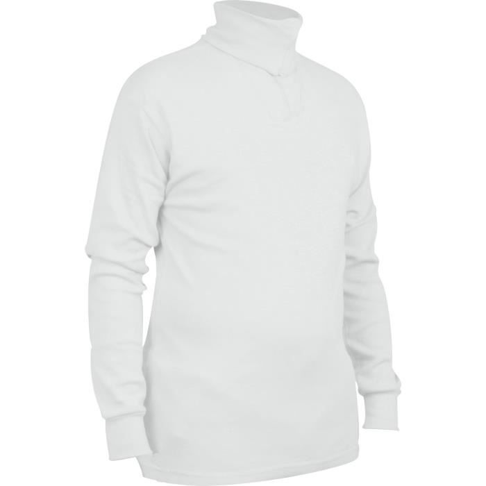 AVENTO Pull en coton - Enfant - Blanc