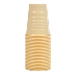 Lot de 25 gobelets jetables 20 cl cr?me