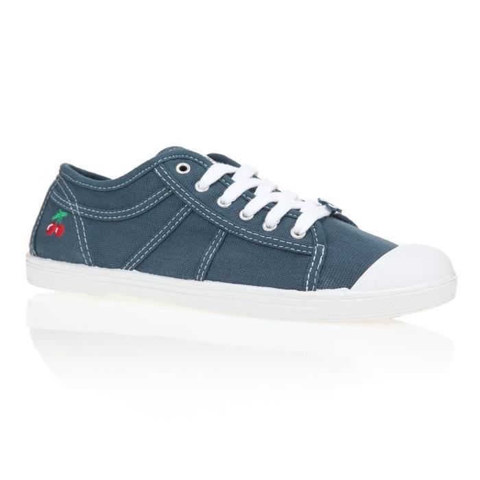 LE TEMPS DES CERISES Baskets BASIC02 Chaussures Femme Bleu