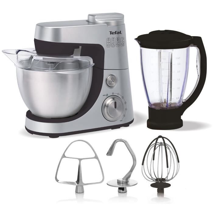 TEFAL YY3012FG Robot pâtissier Mc Gourmet - Silver