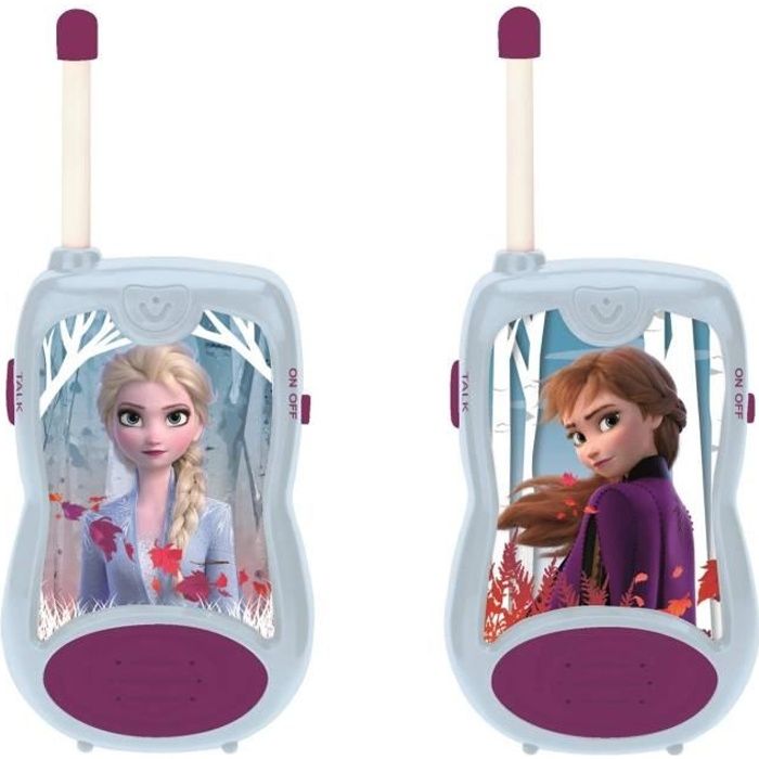 LA REINE DES NEIGES - Paire de 2 Talkies-Walkies - Portée 100 m