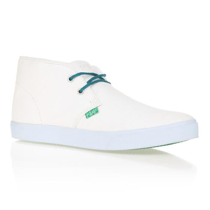 KEEP Baskets Montantes Shaheen Willow - Mixte - Blanc