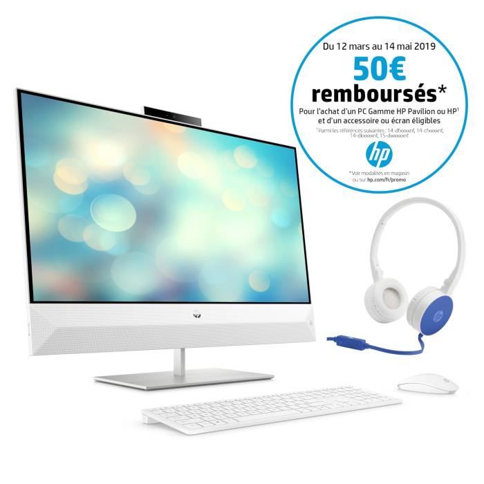 HP PC Tout-en-un Pavilion 27-xa0012nf - 27\