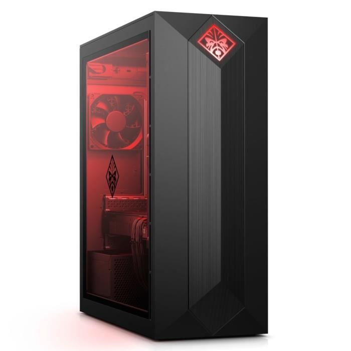 HP PC de Bureau Gamer OMEN 875-0132nf - Intel Core i5-8400 - RAM 8Go - Stockage 1To + SSD 128Go - NVIDIA RTX 2070 8 Go - Windows 10