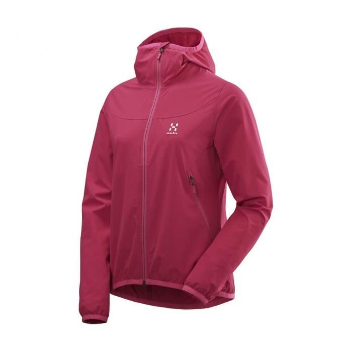 HAGLOFS Veste Limber Q Hood Femme Rose