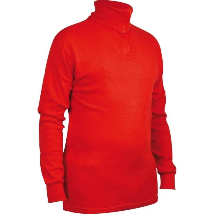 AVENTO Pull en coton - Enfant - Rouge