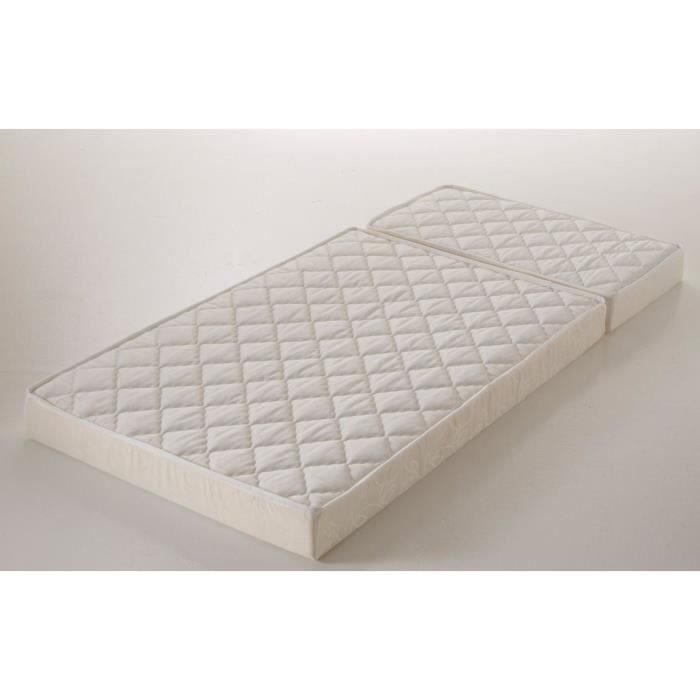 CONFORT DESIGN Matelas évolutif 90x190 - Mousse - 12 cm - Ferme - EVOLUTIF