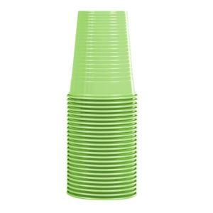 Lot de 25 gobelets jetables 20 cl vert